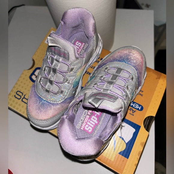 Skechers Slip-ins: Infinite Heart Lights toddler size 8 - Picture 7 of 10